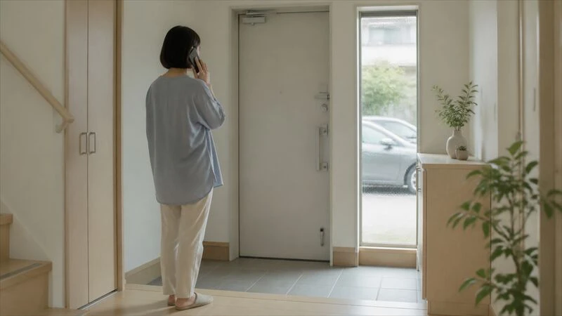 まず安全を確保し、車へ近づかない